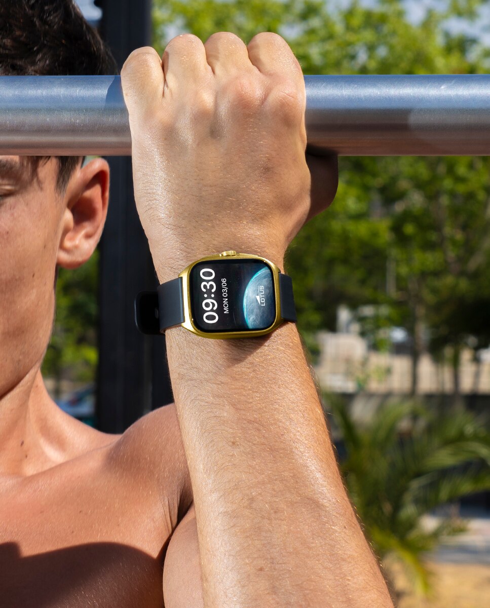 Relógio Smartwatch Unissexo 50211/1 Smartime 2nd Gen de Borracha em Preto Preto-3