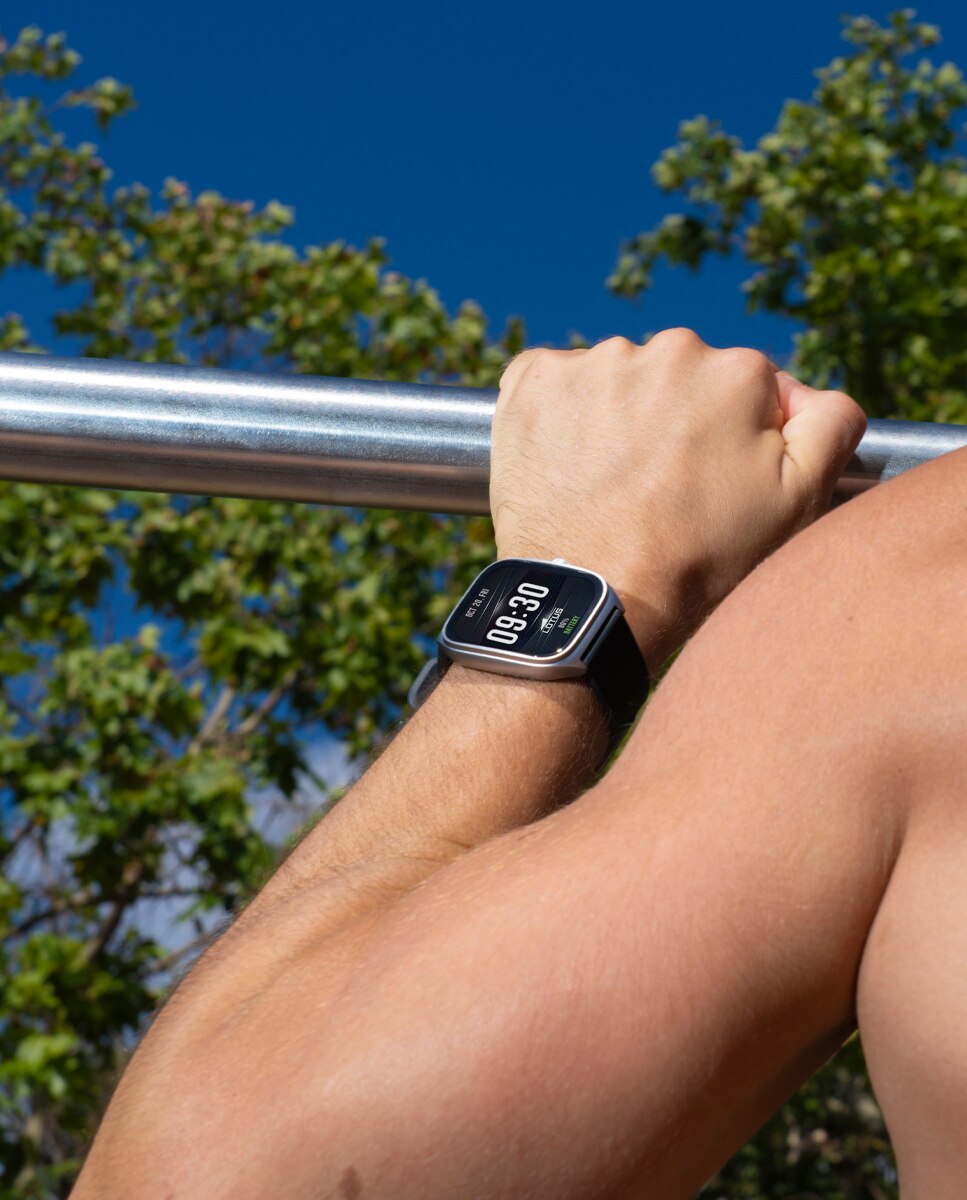Smartwatch Unissexo 50210/1 Smartime 2nd Gen de Borracha em Preto Preto-2
