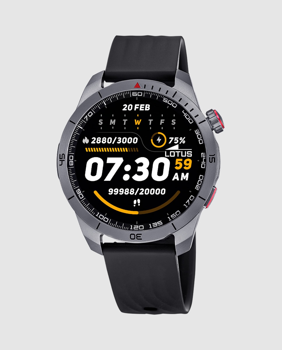 Relógio Smartwatch 50209/1 Smartime 2nd Gen de Borracha em Preto Preto-1