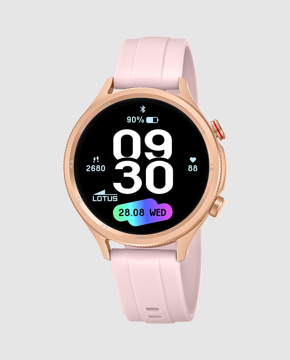 Relógio Smartwatch 50204/1 Smartime 2nd Gen de Borracha em Rosa Rosa-1