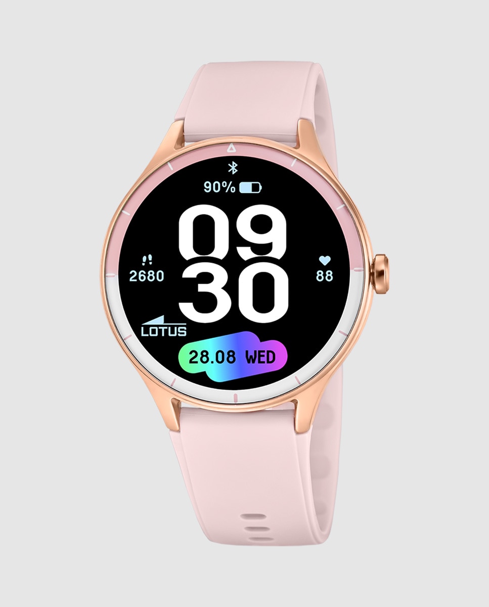 Relógio Smartwatch 50201/1 Smartime 2nd Gen de Borracha em Rosa Rosa-1