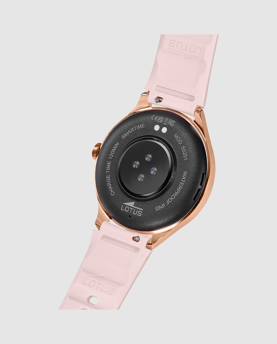 Relógio Smartwatch 50201/1 Smartime 2nd Gen de Borracha em Rosa Rosa-2