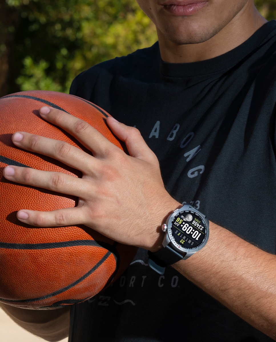 Relógio Smartwatch 50208/1 Smartime 2nd Gen de Borracha em Preto Preto-3