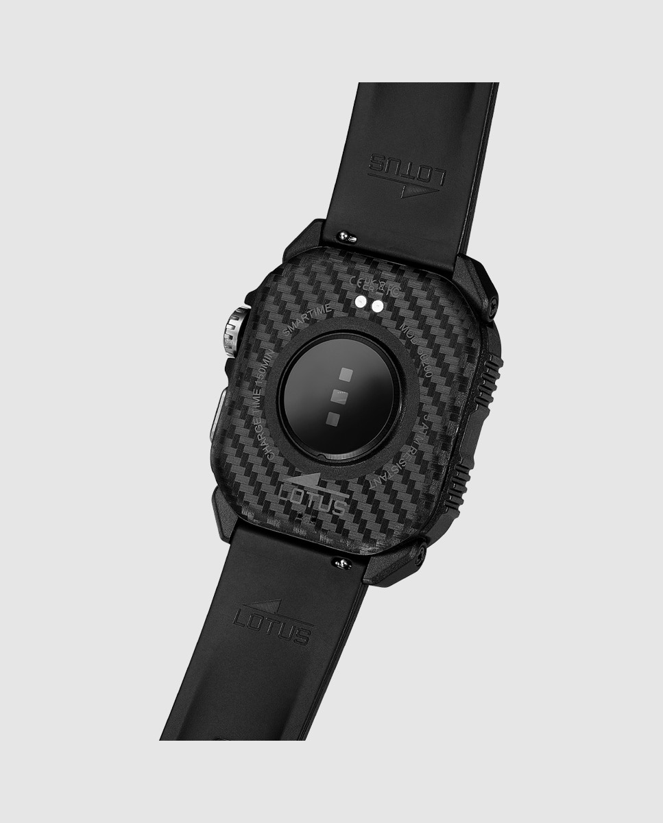 Smartwatch Unissexo 50200/1 Smartime 2nd Gen de Borracha em Preto Preto-2