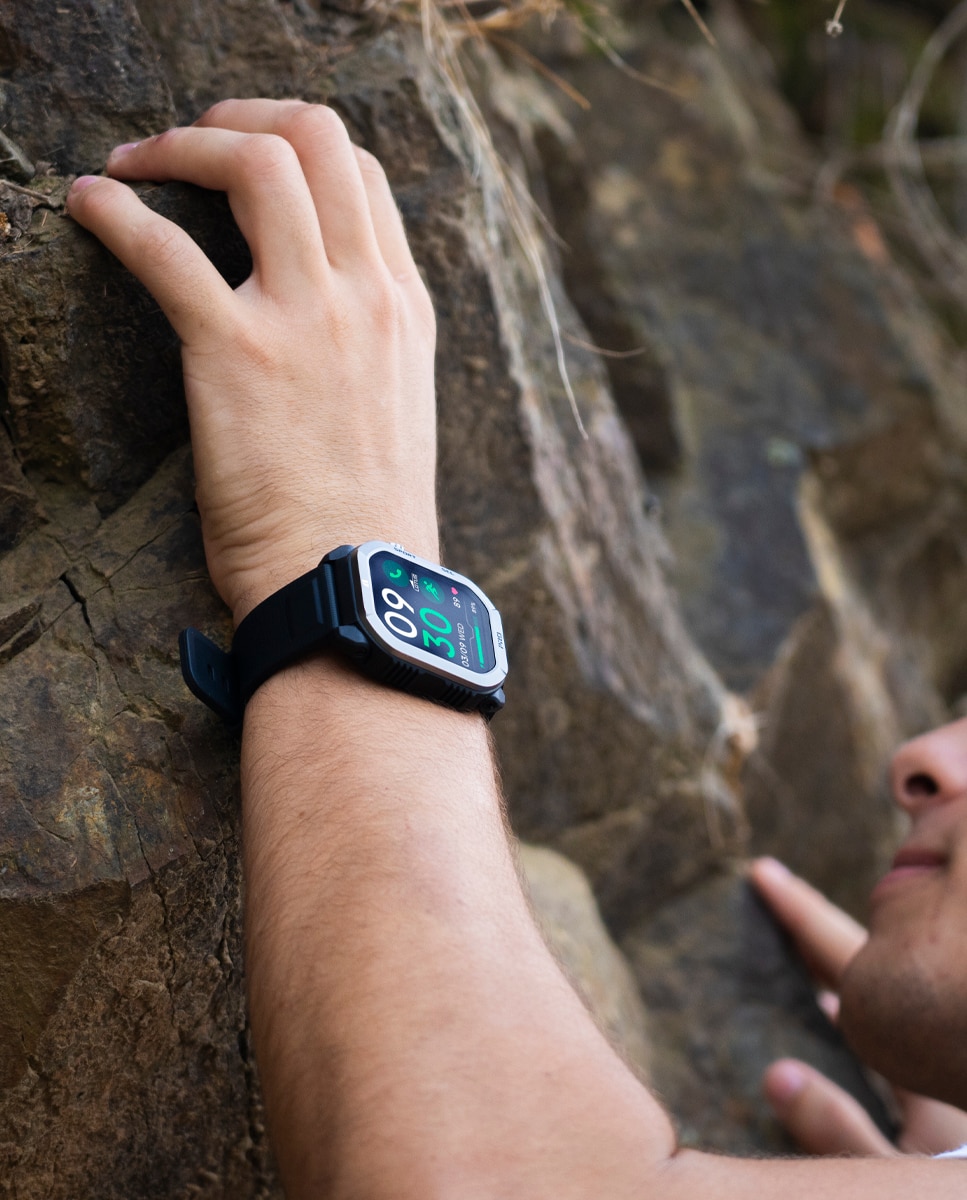 Smartwatch Unissexo 50200/1 Smartime 2nd Gen de Borracha em Preto Preto-5