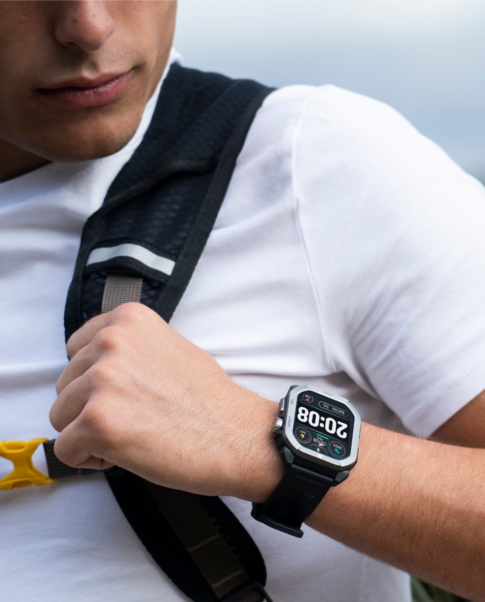 Smartwatch Unissexo 50200/1 Smartime 2nd Gen de Borracha em Preto Preto-7