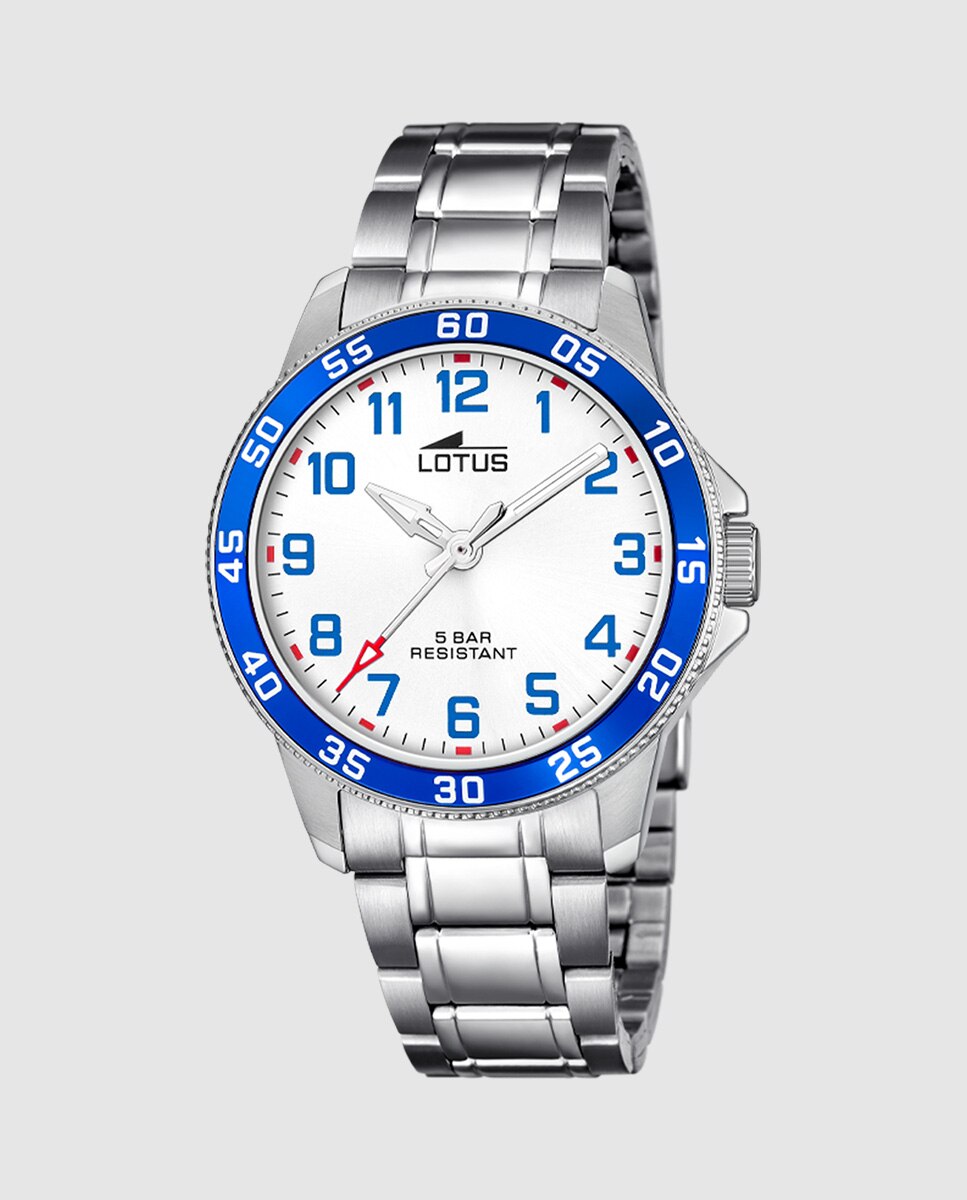 Relógio Infantil 18786/5 Junior Collection de Aço Prateado com Pulseira de Oferta Prata mate-2