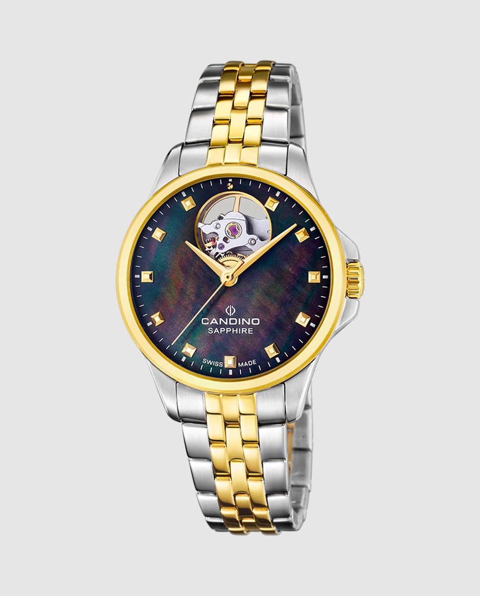 Imagem 0 de Relógio Automático C4771/B de Aço em Preto