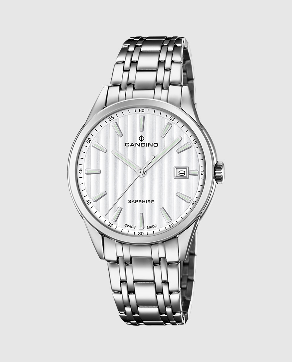 Imagem 0 de Relógio C4614 a Classic Gents de Aço Prateado