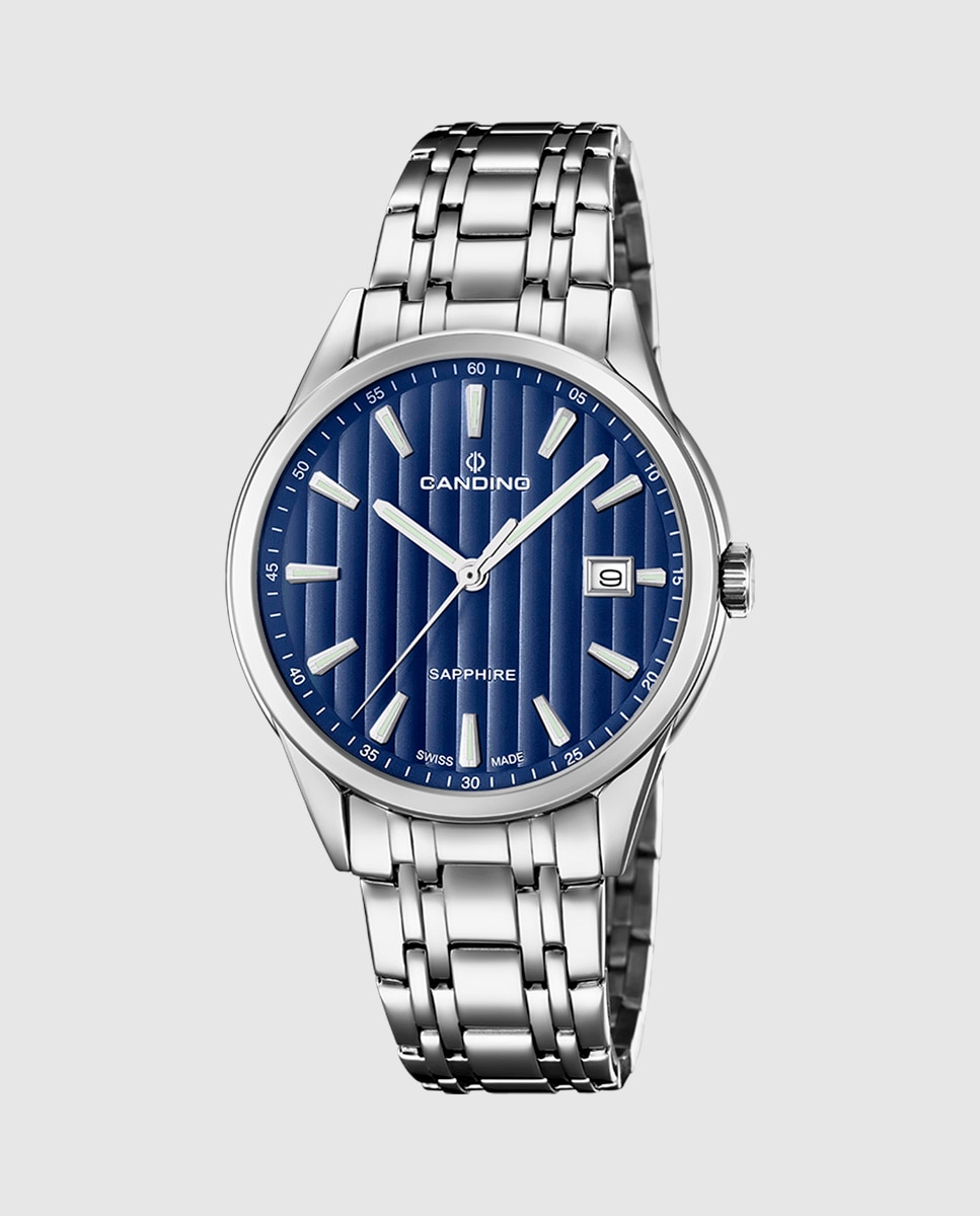 Relógio C4614 B Classic Gents de Aço Prateado Prata-1