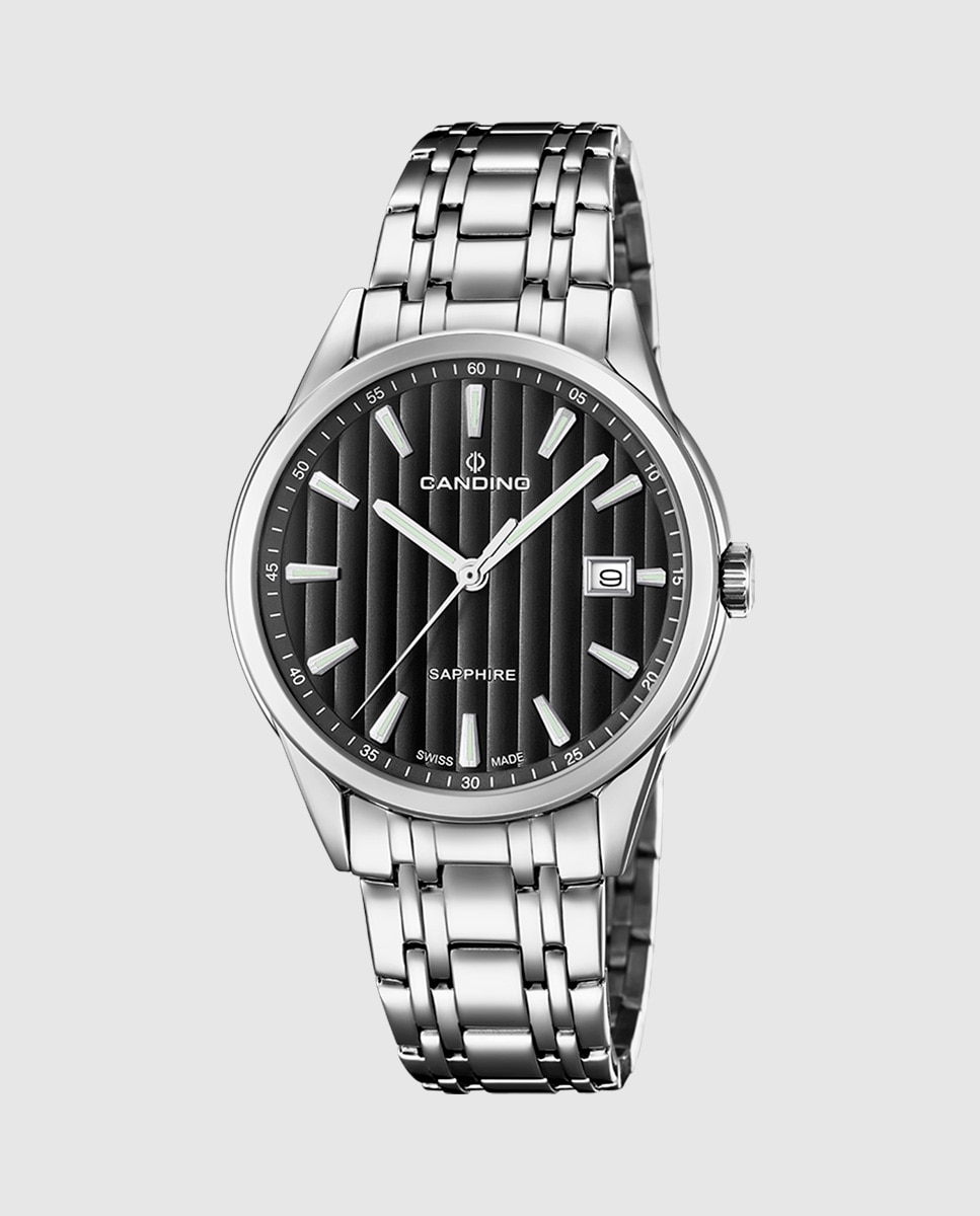 Imagem 0 de Relógio C4614 D Classic Gents de Aço Prateado