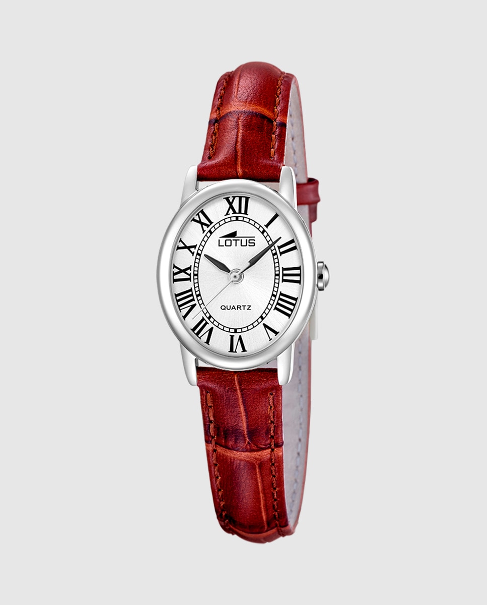 Relógio 19017/1 2gether de Pele em Roxo com Pulseira de Aço de Oferta Roxo-2