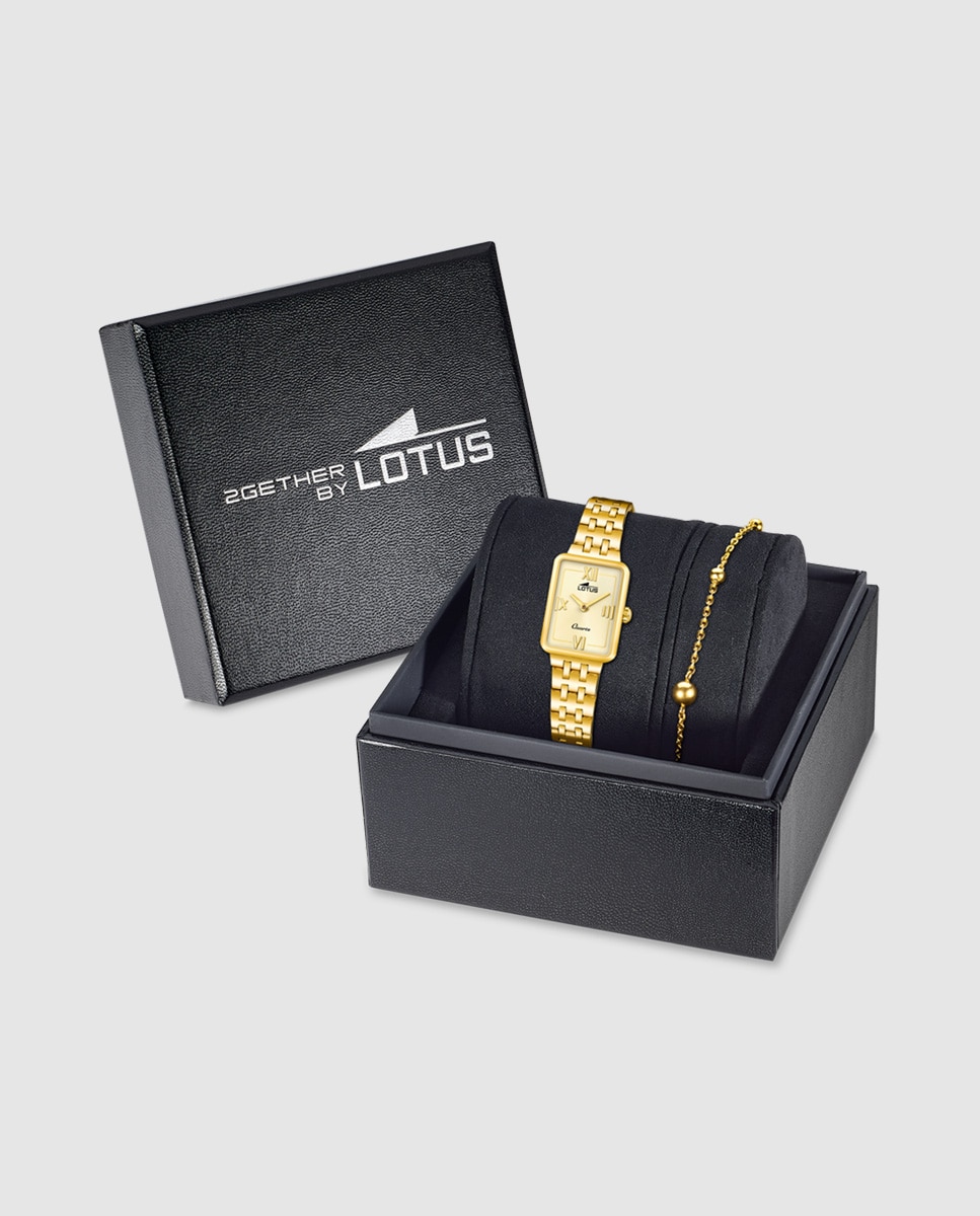 Relógio de Mulher 19033/3 2gether em Aço Dourado com Pulseira de Aço de Oferta Ouro-1