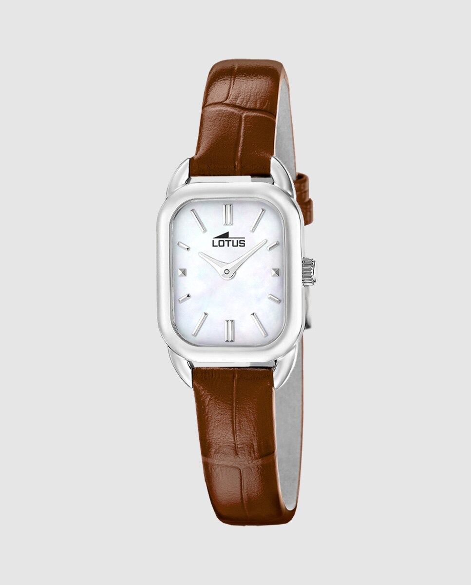 Relógio 19040/2 2gether de Pele Castanho com Pulseira de Aço de Oferta Castanho-2