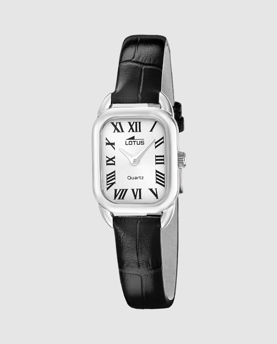 Relógio 19040/1 2gether de Pele em Preto com Pulseira de Aço de Presente Preto-2