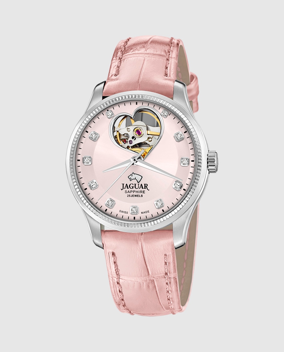 Relógio de Mulher J994/5 Swiss Made Automático de Aço Prateado com Bracelete Adicional de Oferta Prata-4