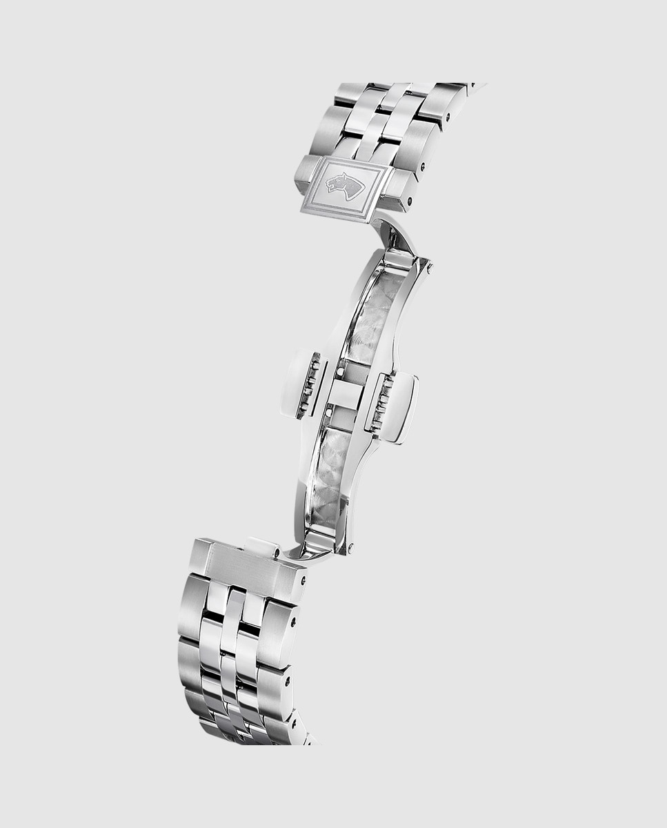 Relógio de Mulher J994/5 Swiss Made Automático de Aço Prateado com Bracelete Adicional de Oferta Prata-5