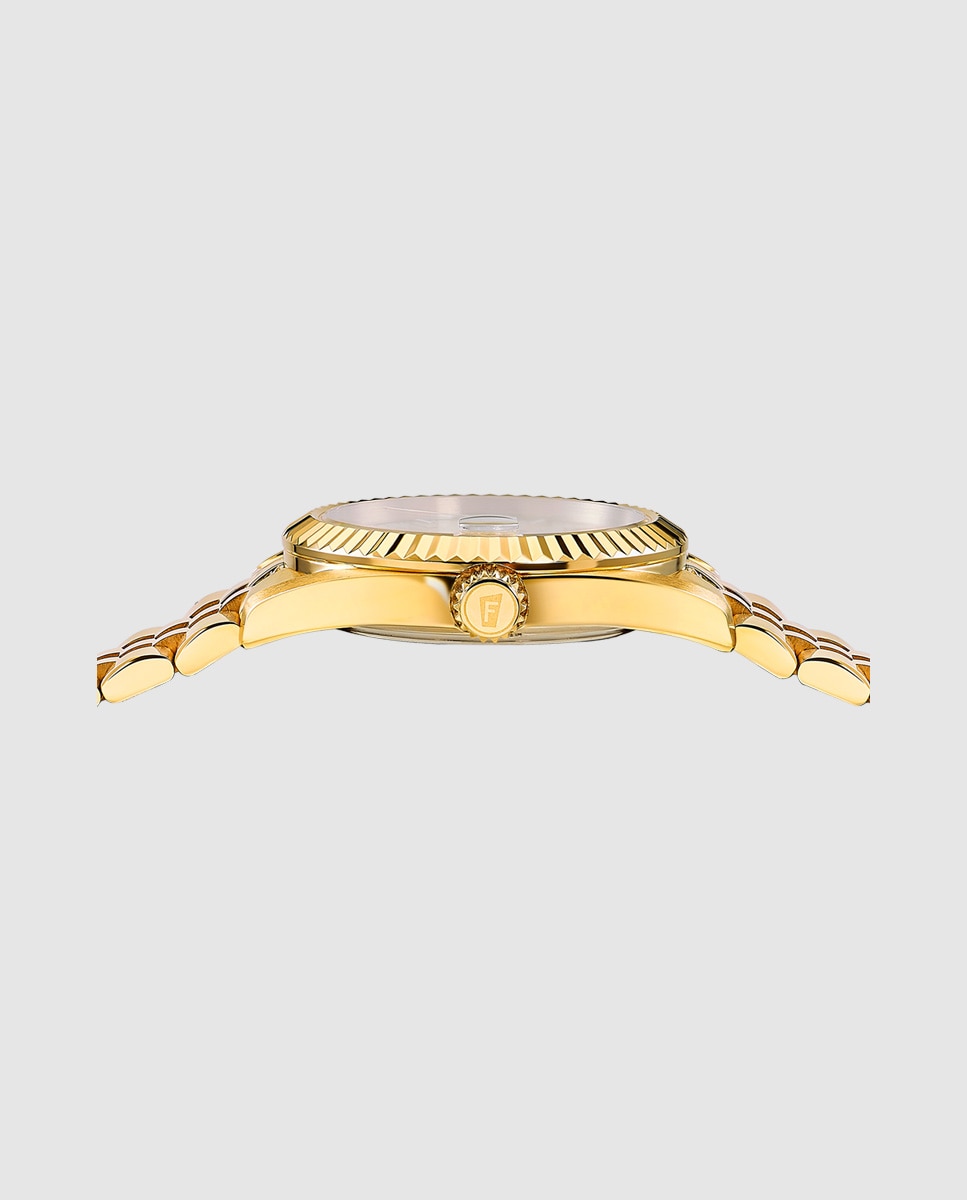 Relógio F20092 2 Swiss Made Automático de Aço Ouro Ouro-3