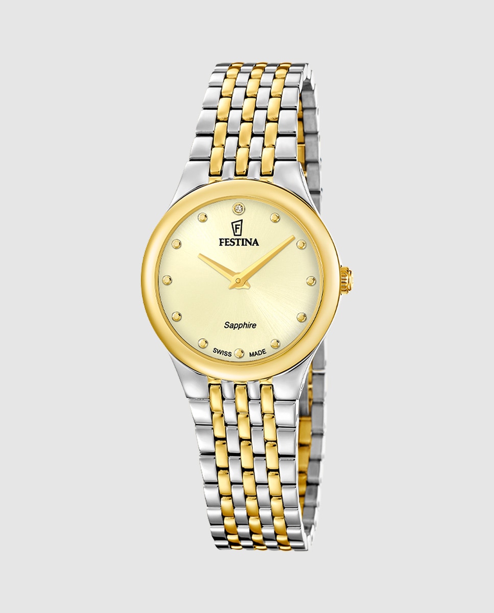 Imagem 0 de Relógio Analógico F20097 2 Swiss Made Grace de Aço Multicolor