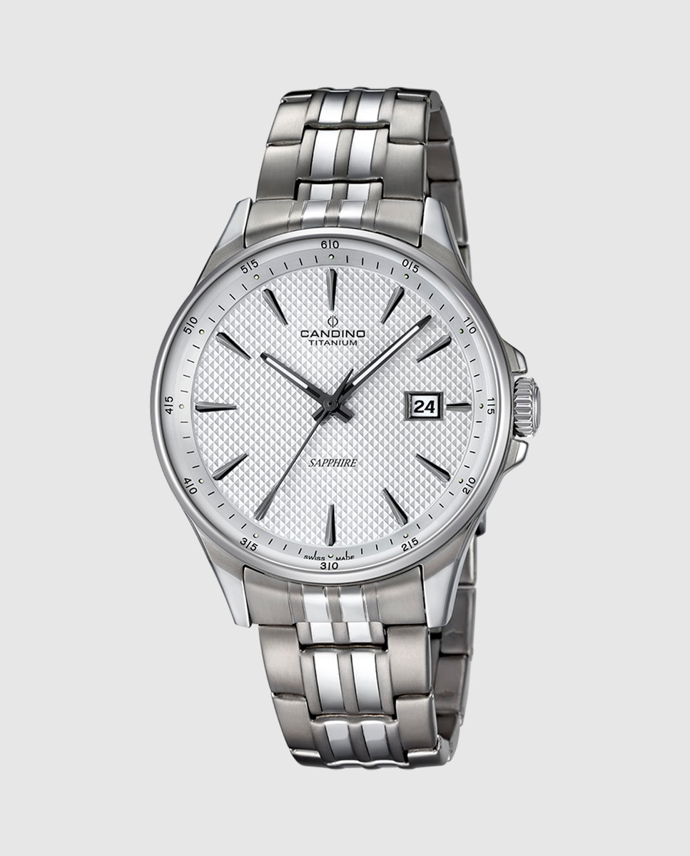 Imagem 0 de Relógio C4606 a Titanium de Aço em Cinzento