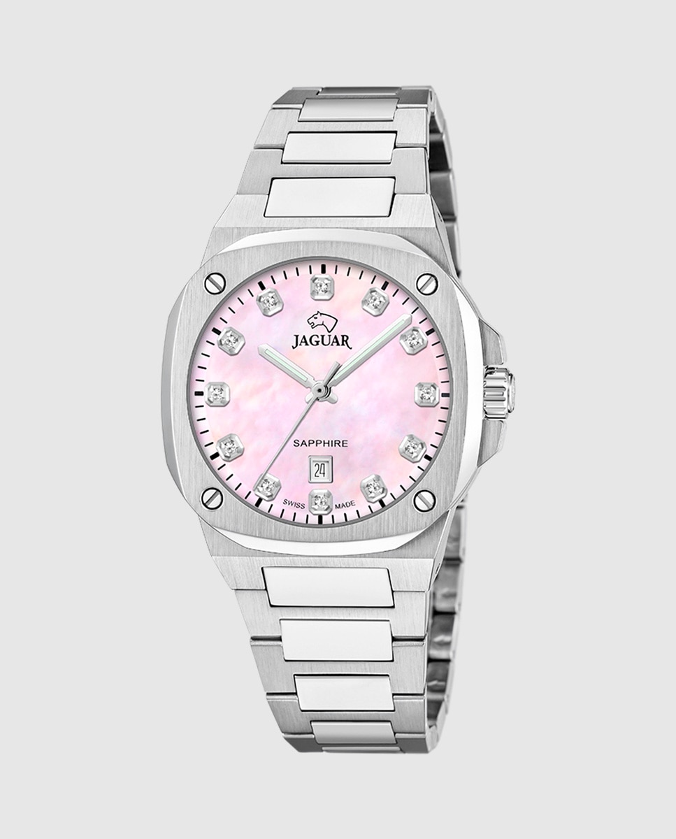 Imagem 0 de Relógio J1027/6 Rondcarre de Aço Prateado