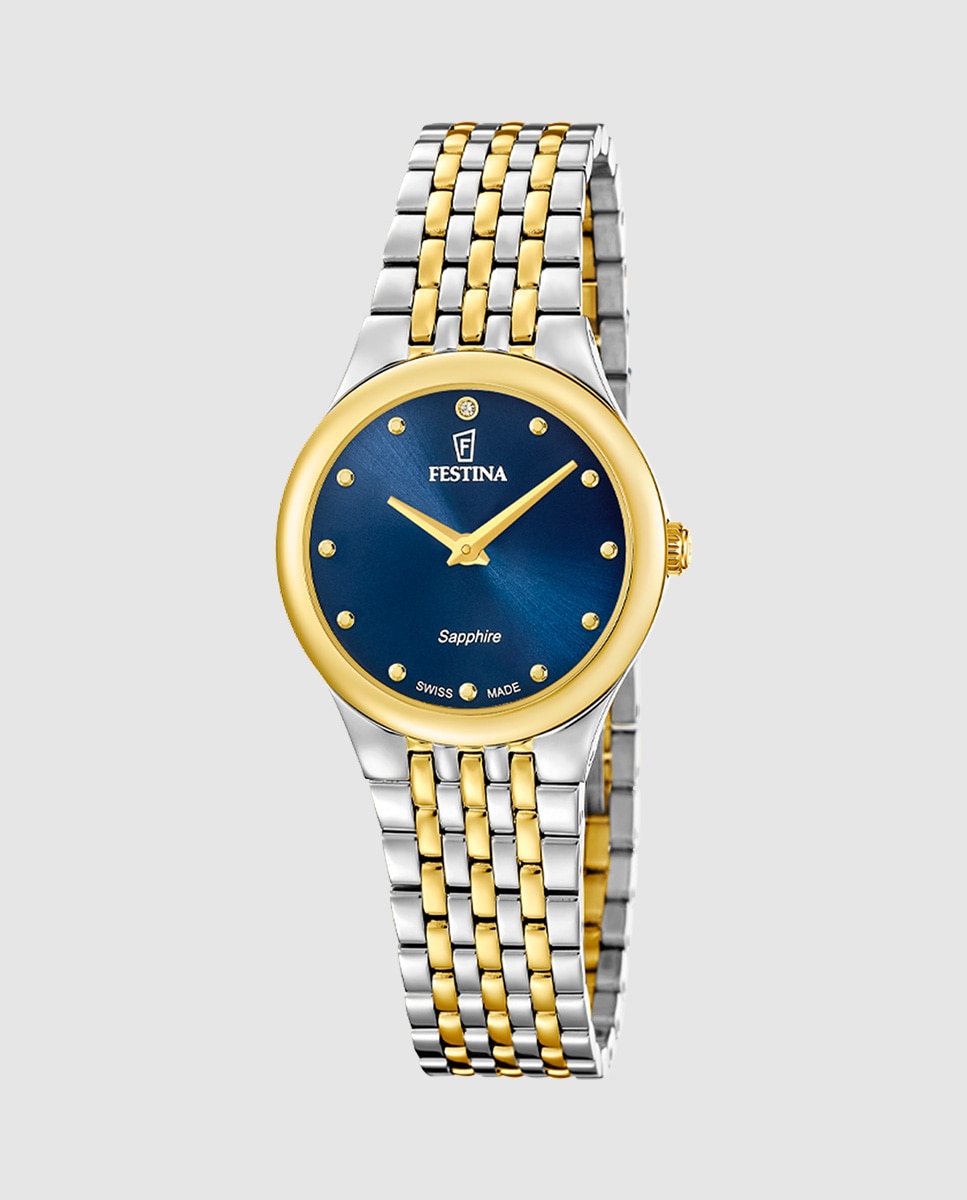 Imagem 0 de Relógio Analógico F20097 3 Swiss Made Grace de Aço Multicolor