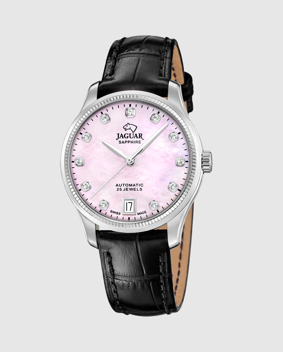 Relógio J1000/4 Swiss Made Automático de Aço Prateado com Bracelete Adicional de Oferta Prata-3