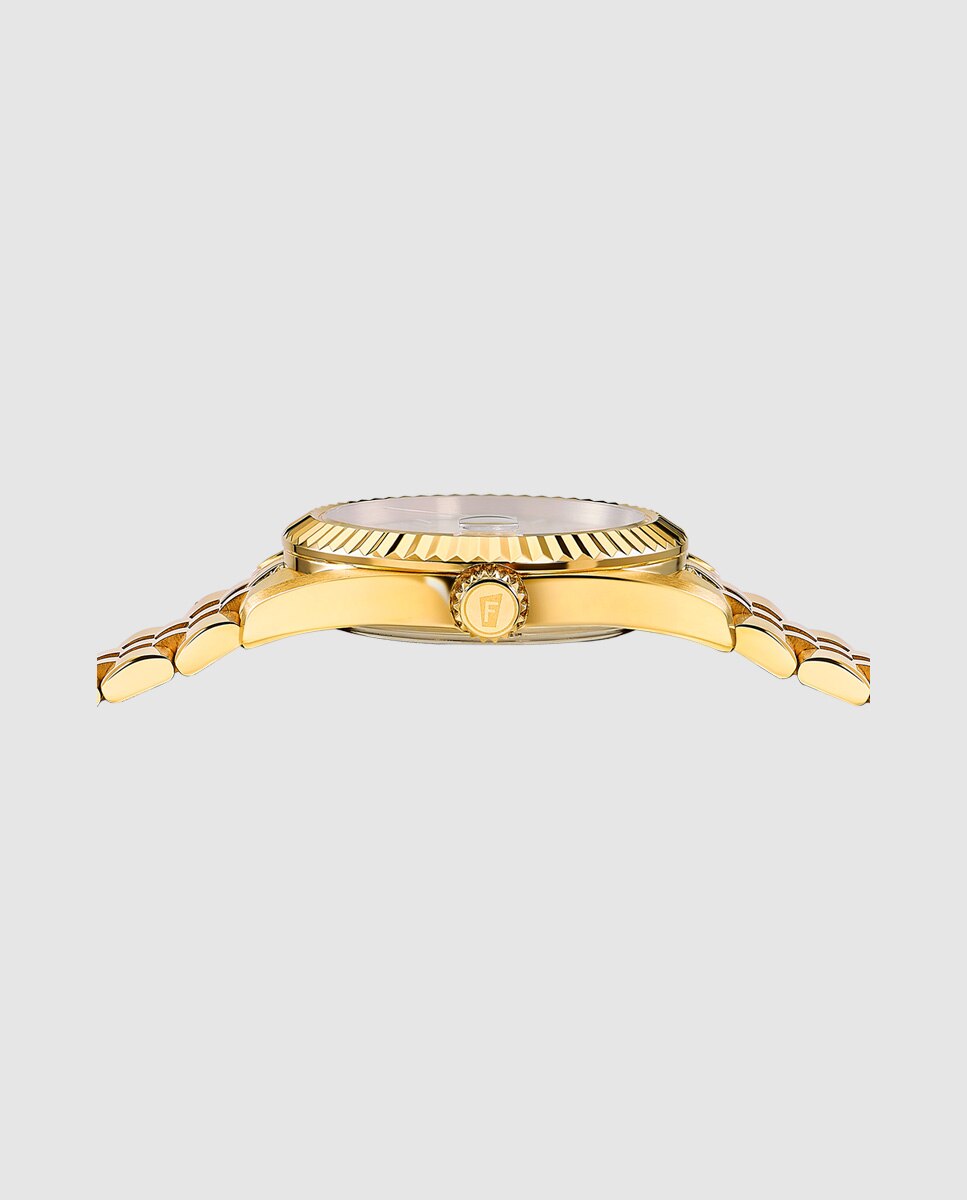 Relógio F20092 1 Swiss Made Automático de Aço Ouro Ouro-3