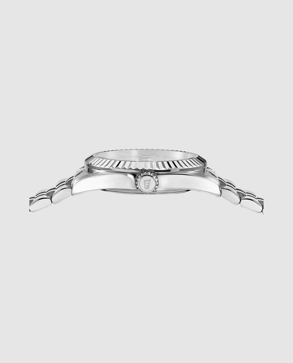 Relógio F20090/1 Swiss Made Automático de Aço Prateado Prata-4