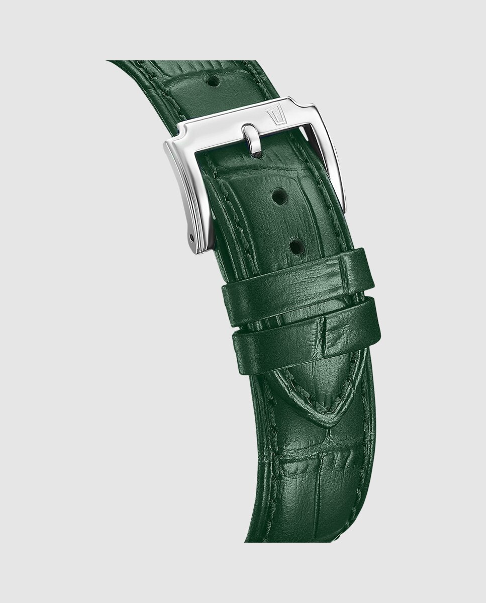 Relógio Analógico F20094 4 Chrono Swiss Made de Pele em Verde Verde-4