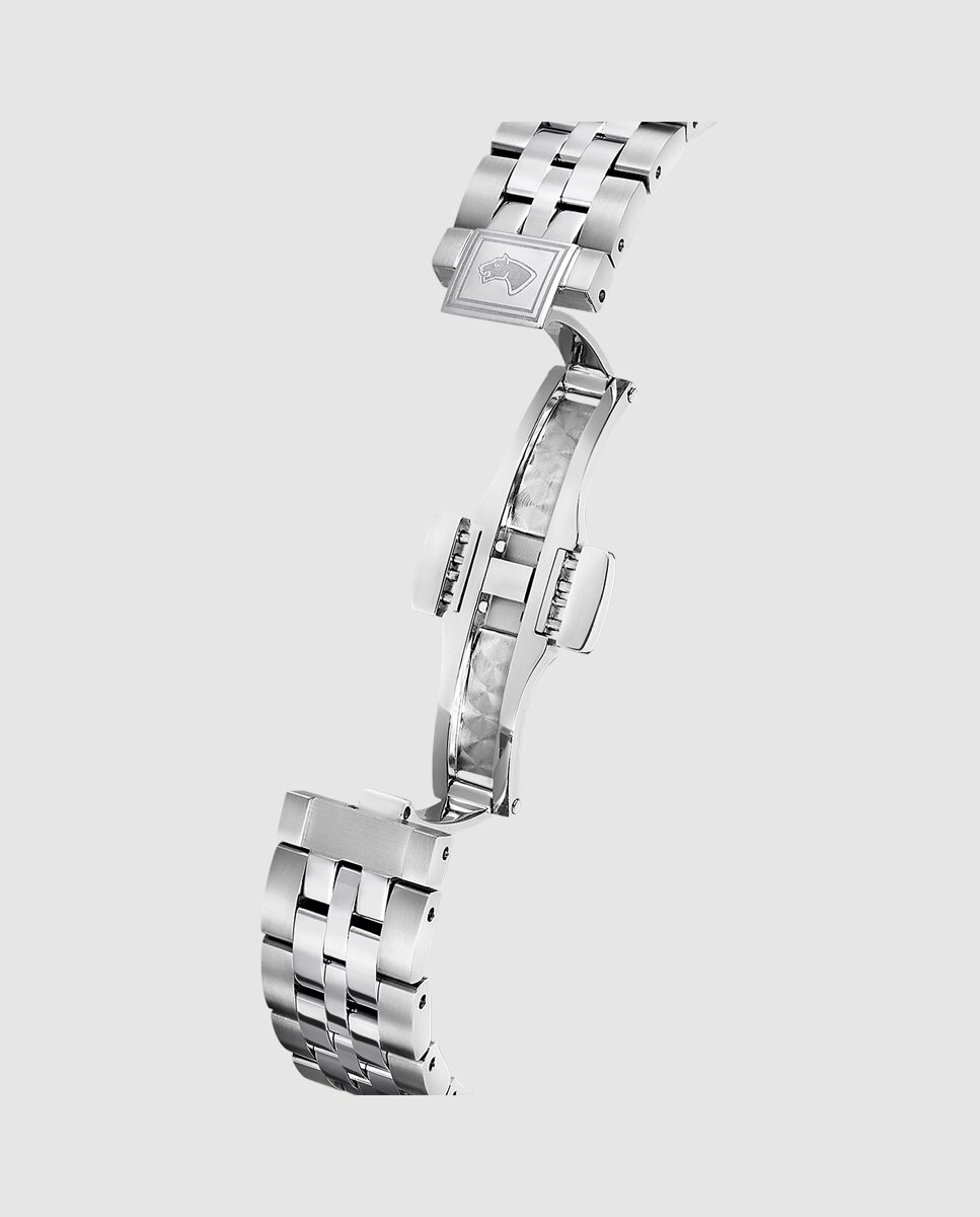 Relógio J1000/6 Swiss Made Automático de Aço Prateado com Bracelete Adicional de Oferta Prata-4
