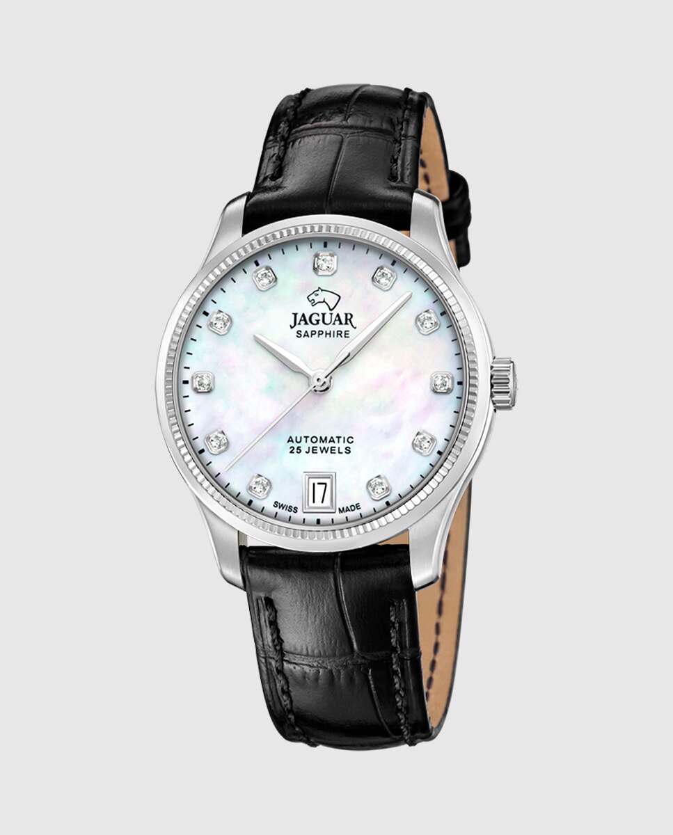 Relógio de Mulher J1000/3 Swiss Made Automático de Aço Prateado com Bracelete Adicional de Oferta Prata-3