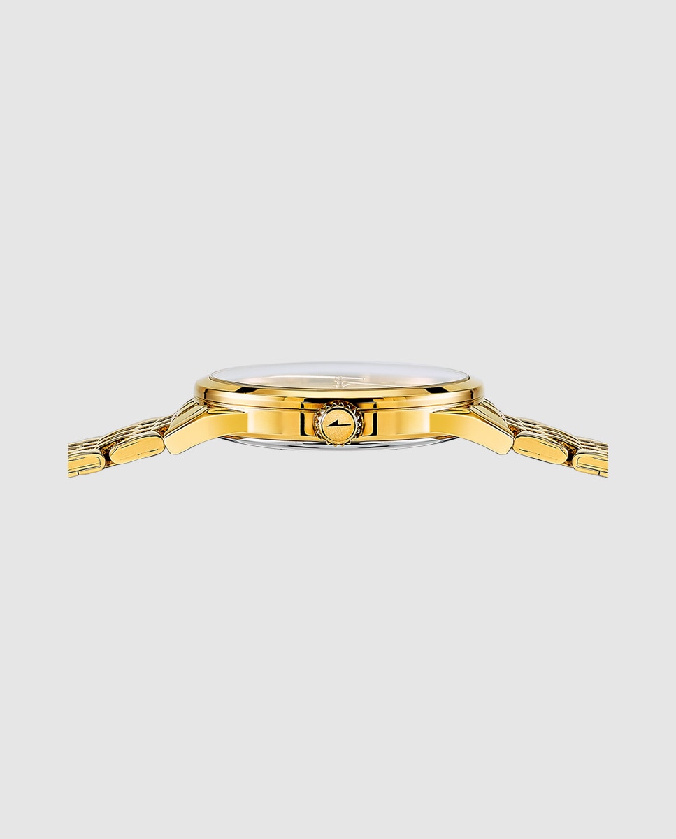 Relógio 19057/1 Classic Steel de Aço Dourado Ouro-2