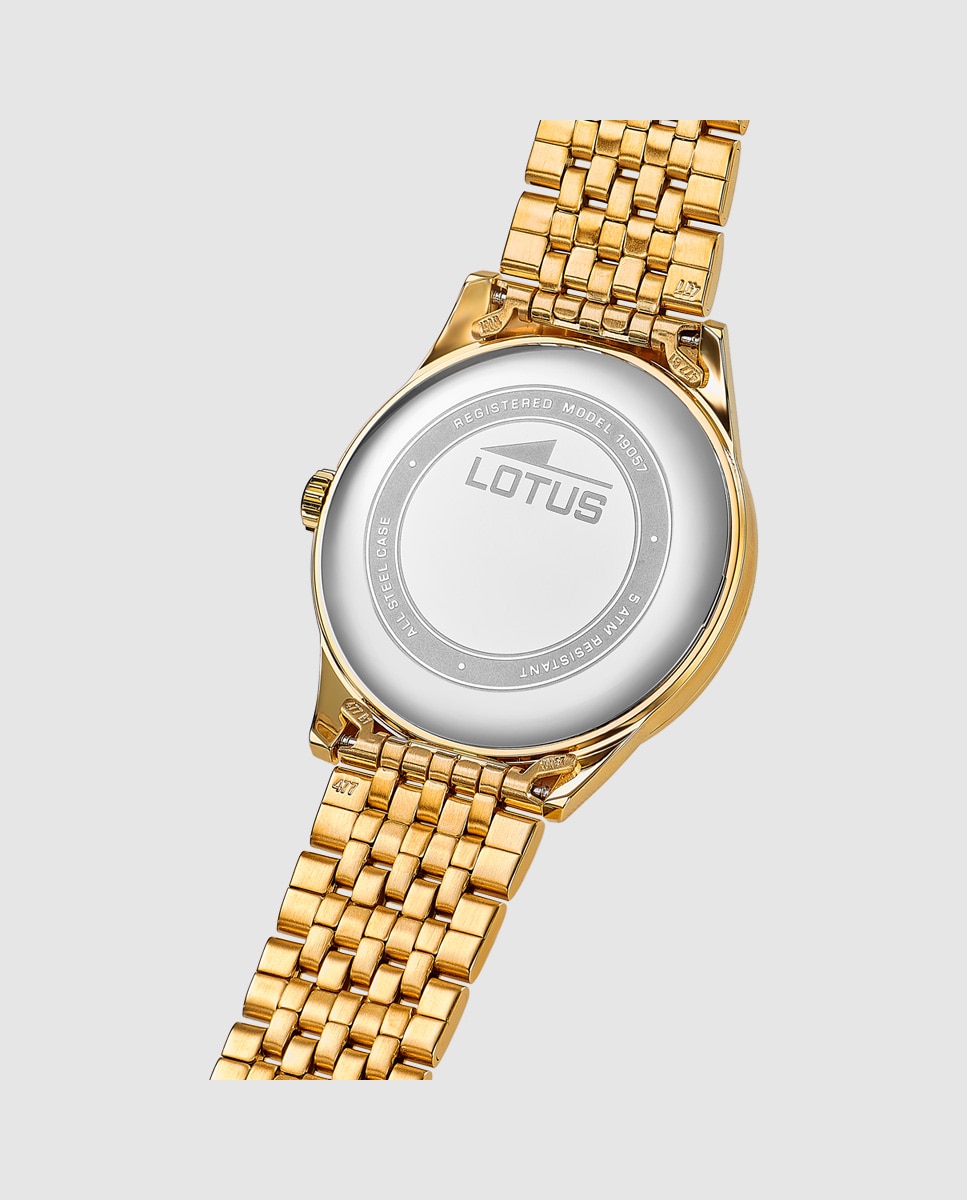 Relógio 19057/1 Classic Steel de Aço Dourado Ouro-3