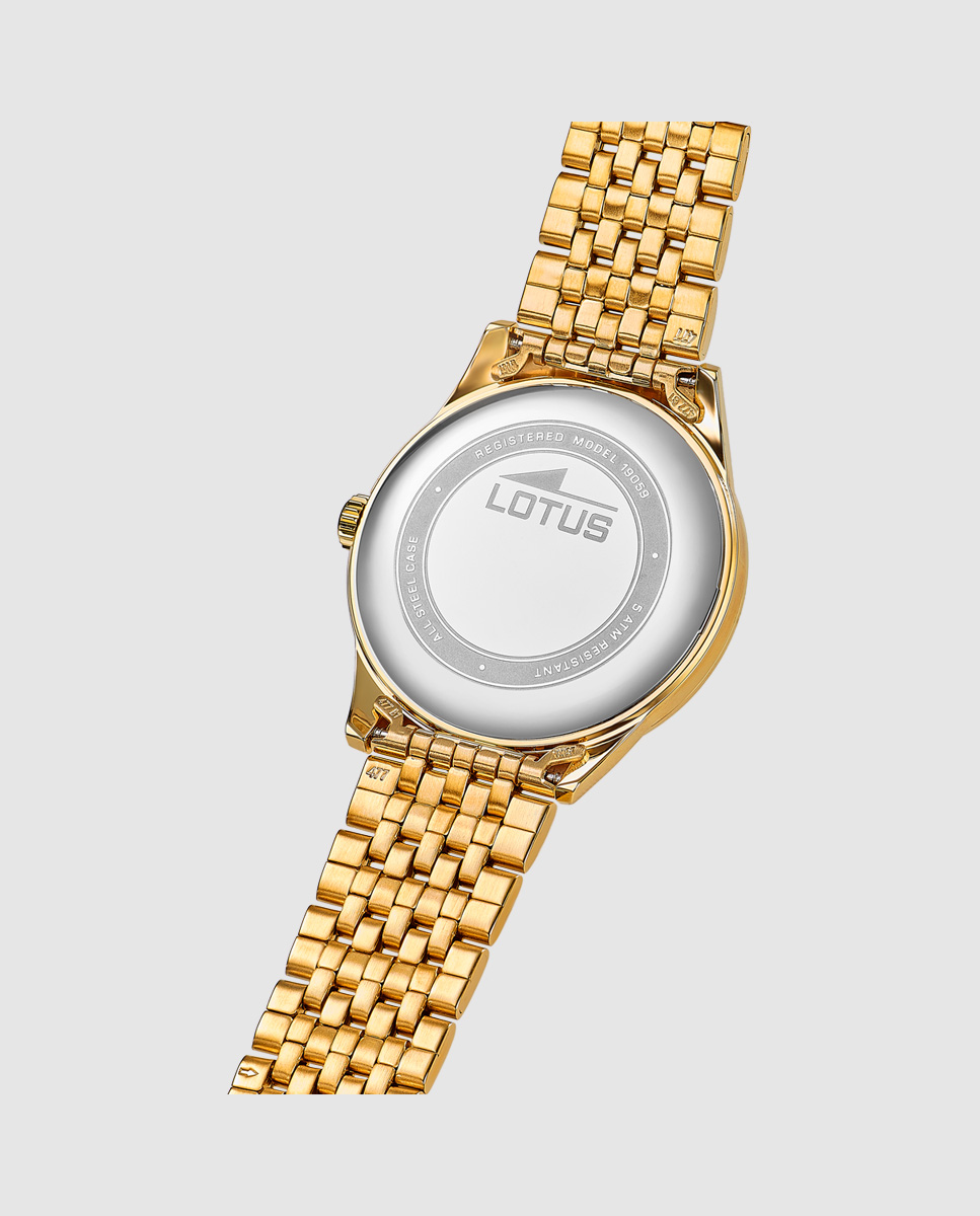 Relógio de Mulher 19059/3 Classic Steel de Aço Dourado Ouro-3