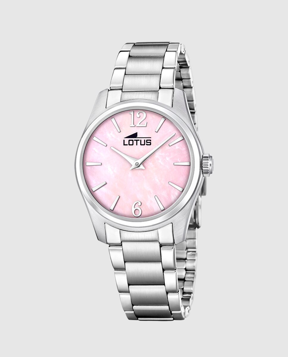 Relógio 19061/2 Classic Steel de Aço Prateado Prata / Rosa-1
