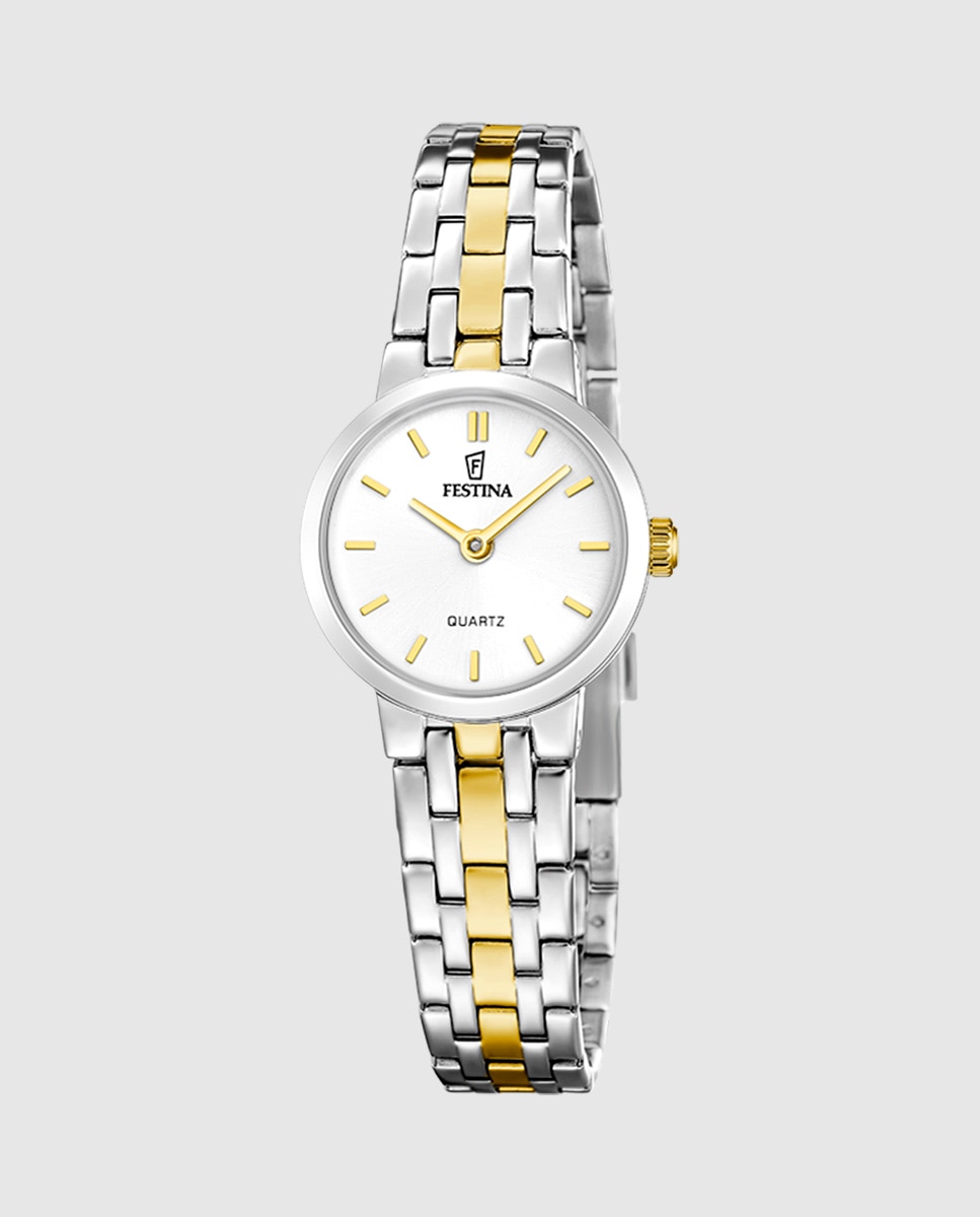 Relógio Analógico F20747 1 Mademoiselle de Aço Multicolor Multicolor-1
