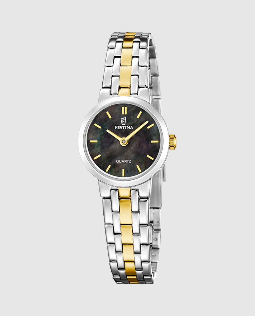 Relógio Analógico F20747 4 Mademoiselle de Aço Multicolor Multicolor-1