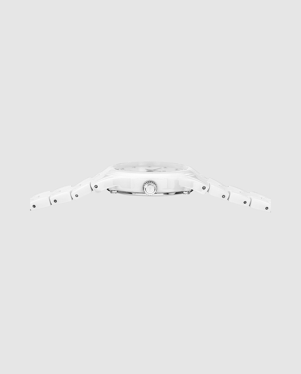 Relógio Analógico F20751 1 Ceramic de Cerâmica em Branco Branco-3