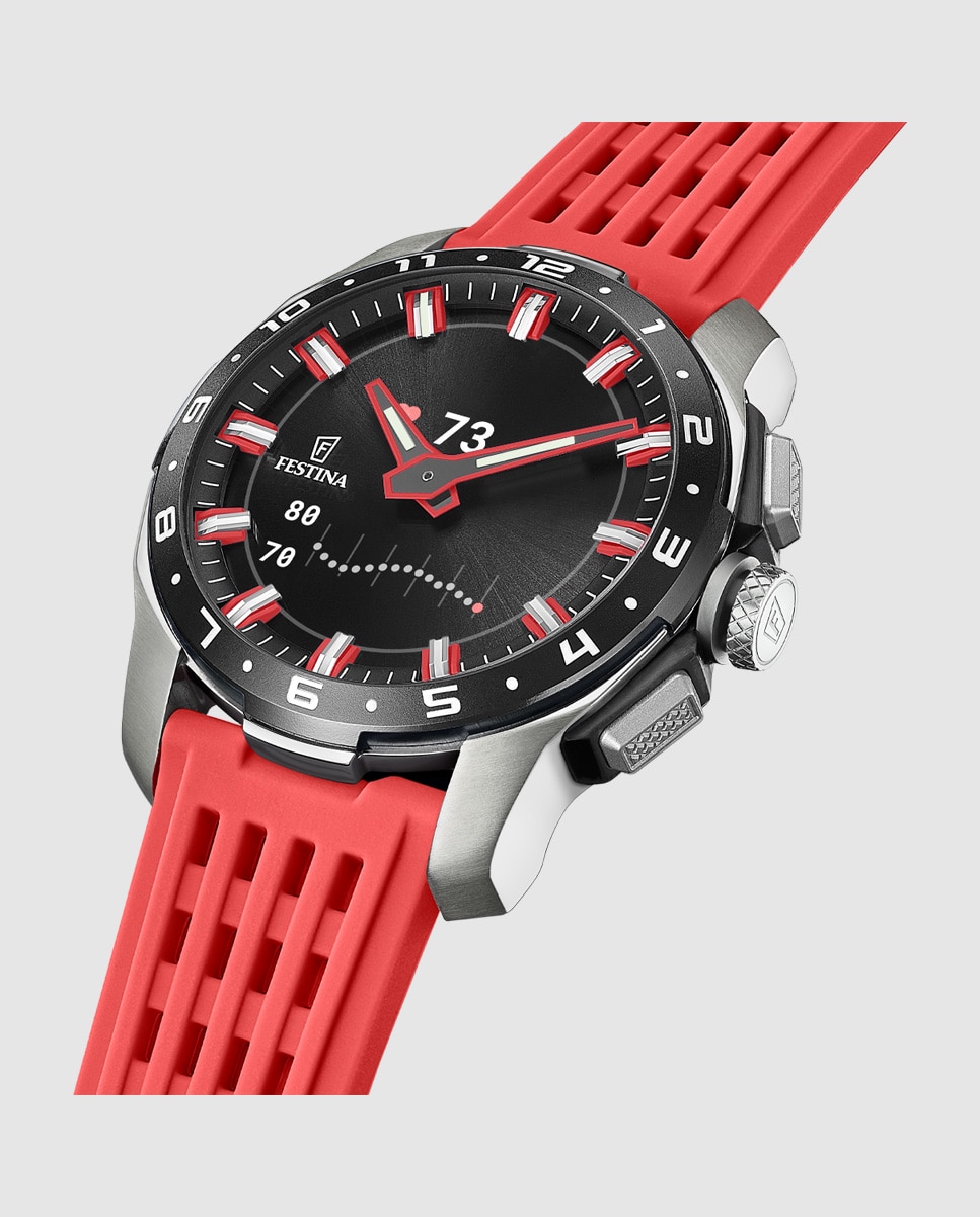 Smartwatch F23305 4 Connected Full D de Borracha em Vermelho Vermelho-2