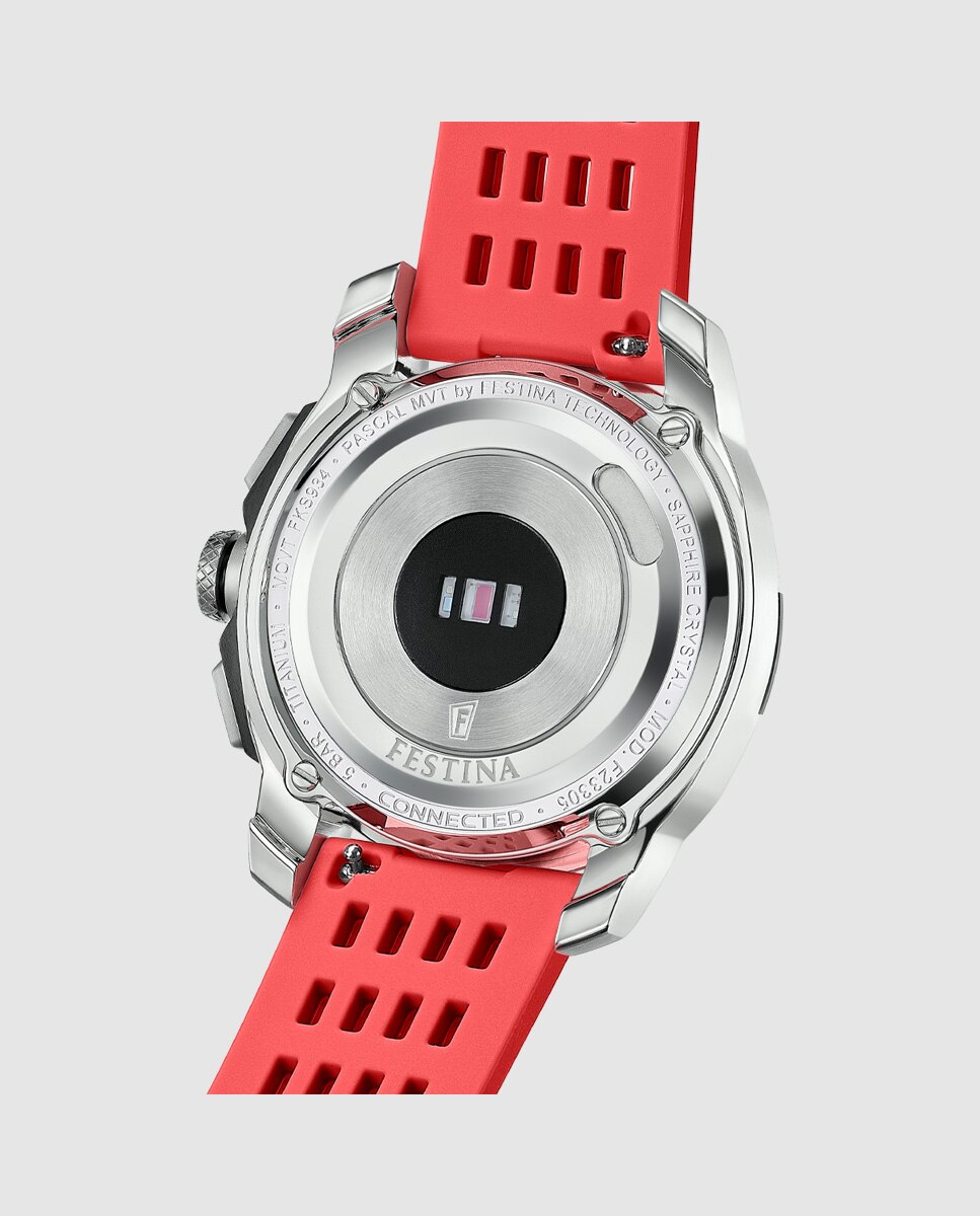 Smartwatch F23305 4 Connected Full D de Borracha em Vermelho Vermelho-5