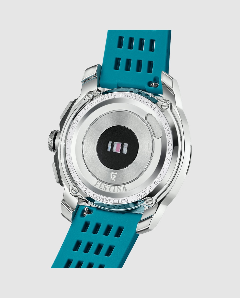 Smartwatch F23305 5 Connected Full D de Borracha em Azul Azul-5