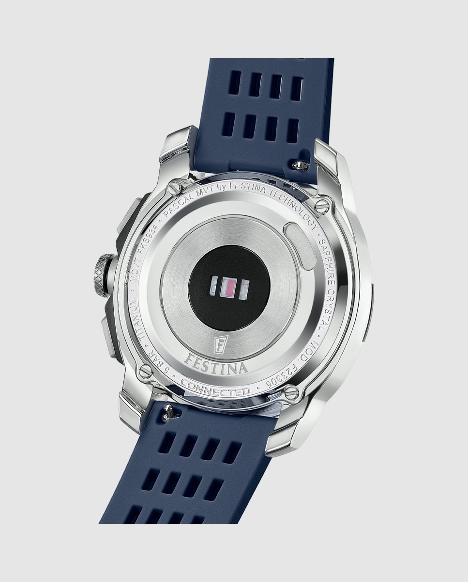 Smartwatch F23305 3 Connected Full D de Borracha em Azul Azul-5
