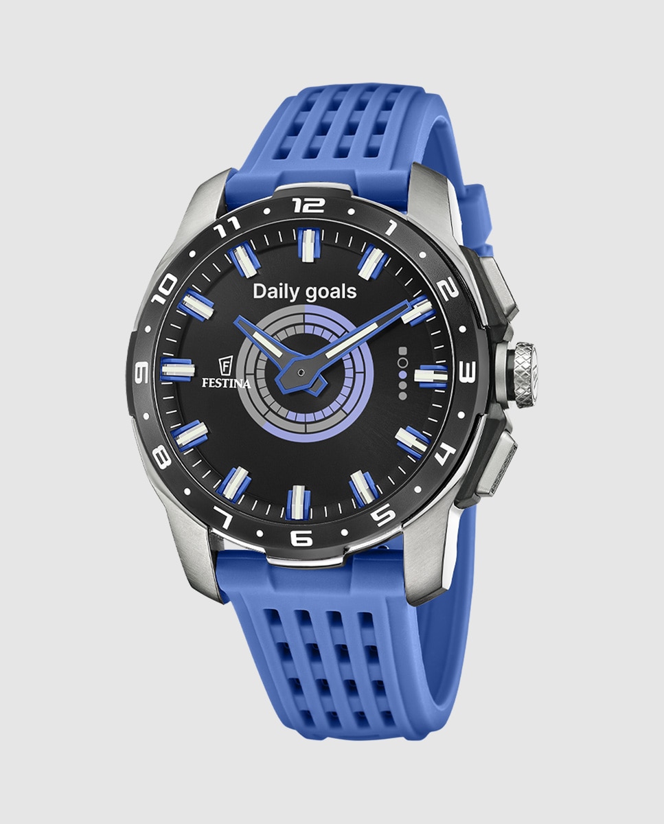 Smartwatch F23305 2 Connected Full D de Borracha em Azul Azul-1