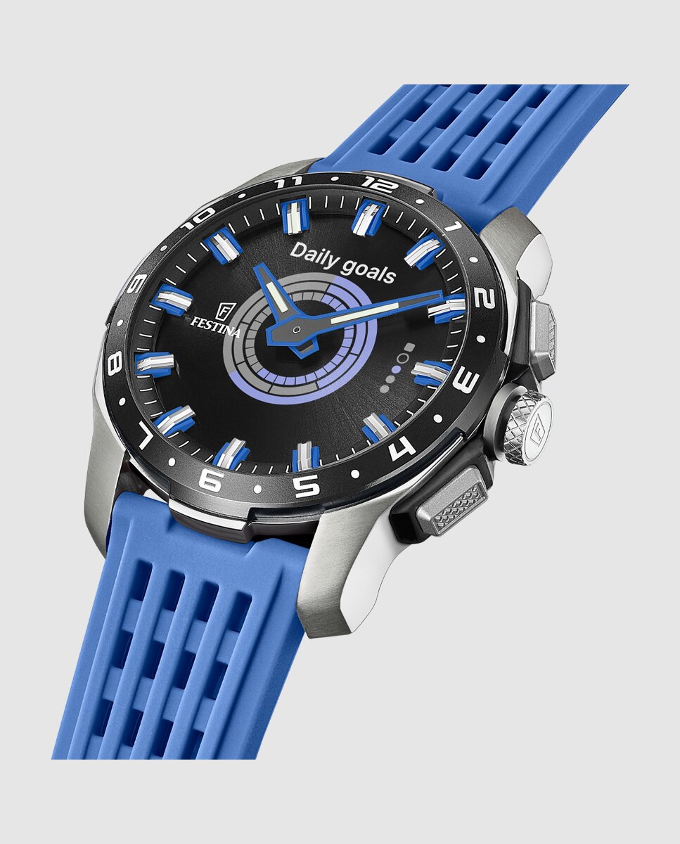 Smartwatch F23305 2 Connected Full D de Borracha em Azul Azul-2