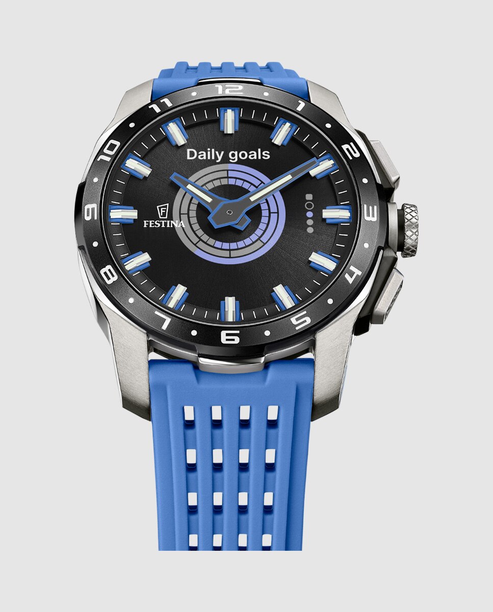 Smartwatch F23305 2 Connected Full D de Borracha em Azul Azul-3