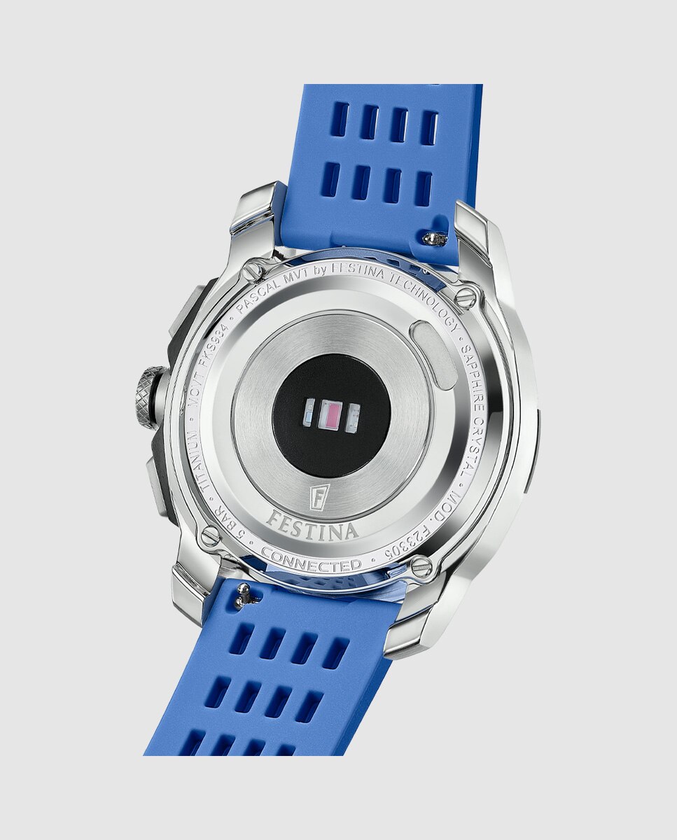 Smartwatch F23305 2 Connected Full D de Borracha em Azul Azul-5