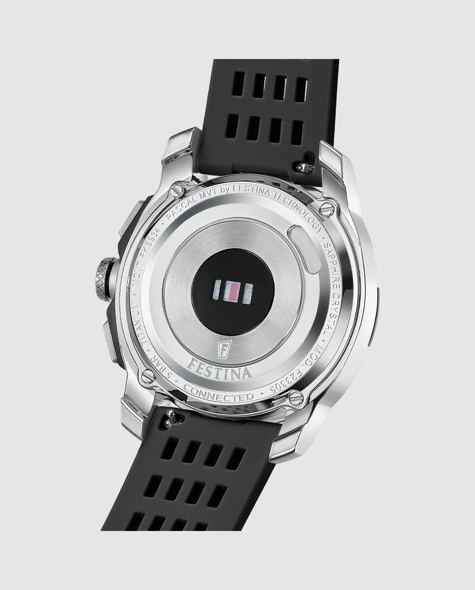 Smartwatch F23305 8 Connected Full D de Borracha em Preto Preto-5
