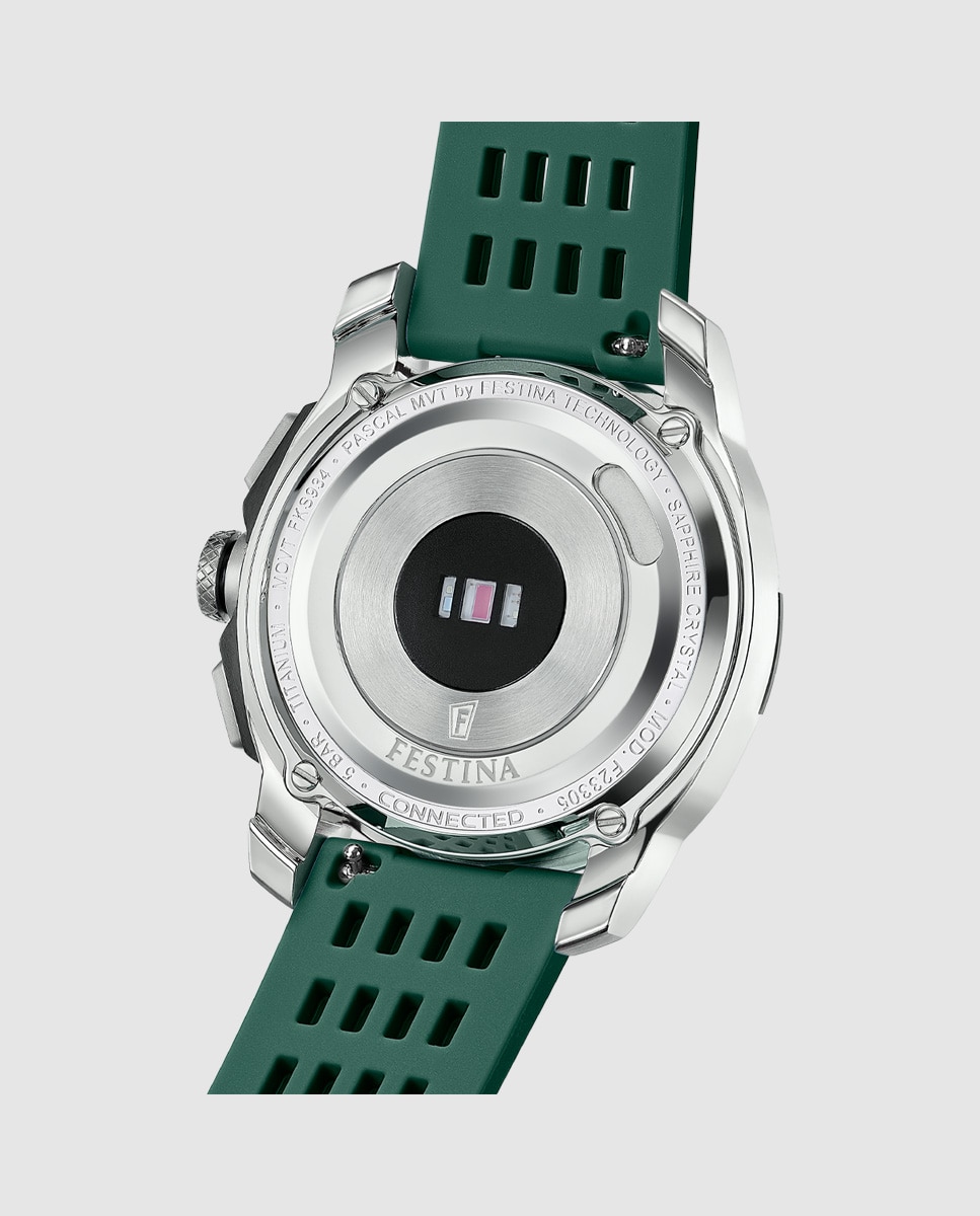 Smartwatch F23305 1 Connected Full D de Borracha em Verde Verde-5