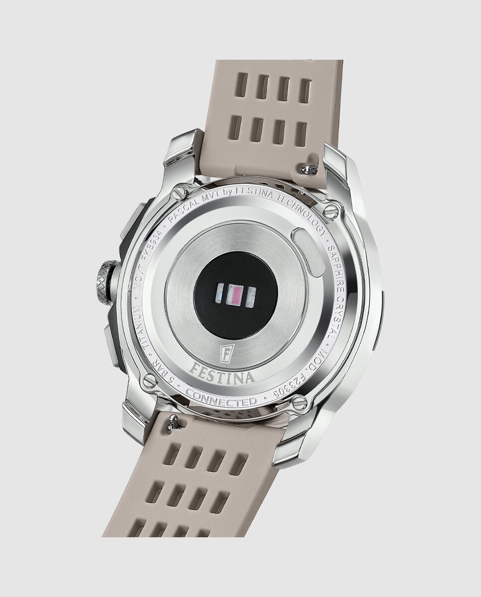 Smartwatch F23305 7 Connected Full D de Borracha em Cinzento Cinzento-5